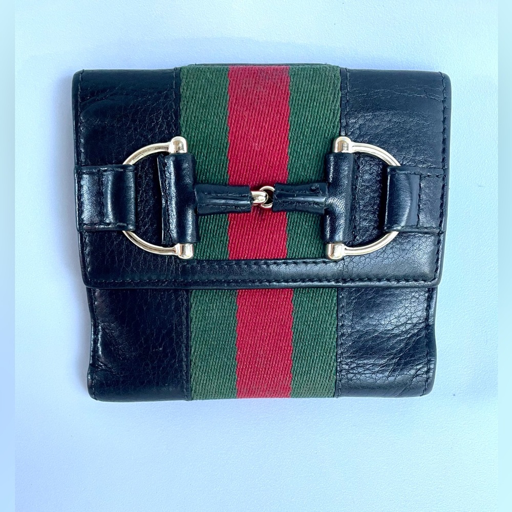 Gucci Leather Horsebit Wallet